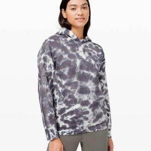 lululemon Graphite Gray Tie Dye All Yours Hoodie‎ Size 4